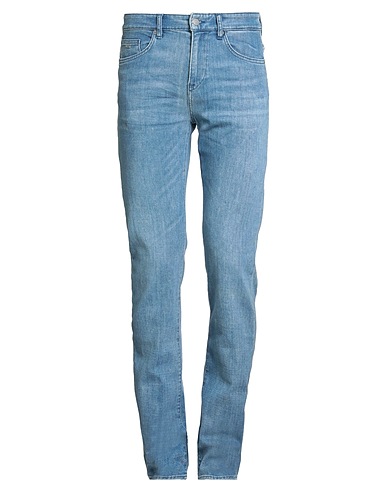 BOSS Denim trousers Blue 92% Cotton, 6% Elastomultiester, 2% Elastane