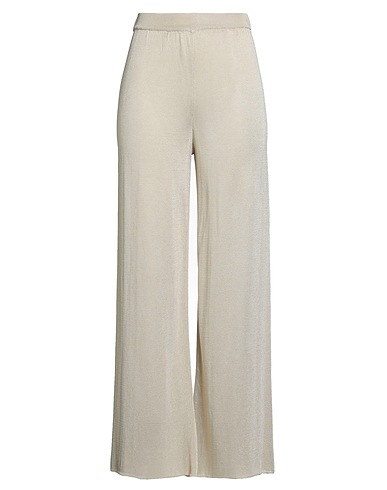 LUISA SPAGNOLI Casual trouser Beige 100% Viscose