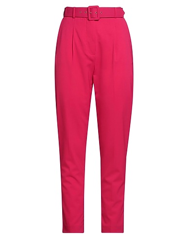 LUISA SPAGNOLI Casual trouser Magenta 54% Polyester, 44% Wool, 2% Elastane