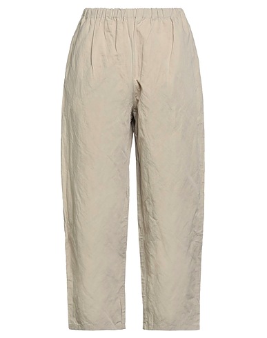 A.B  APUNTOB Pantalone Beige 90% Cotone, 10% Fibra di metallo