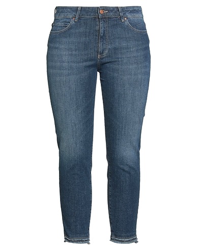CIGALA'S Denim trousers Blue 99% Cotton, 1% Elastane