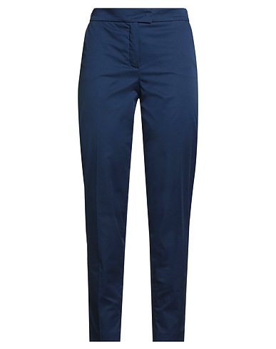 LUISA SPAGNOLI Casual trouser Navy blue 97% Cotton, 3% Elastane