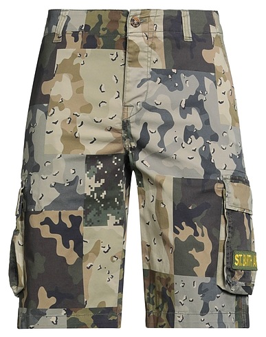 MC2 SAINT BARTH Shorts & Bermuda Khaki 97% Cotton, 3% Elastane