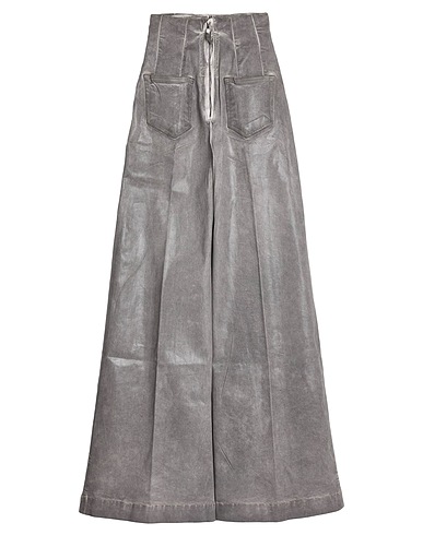 DRKSHDW by RICK OWENS Denim trousers Grey 85% Cotton, 10% Polyester, 5% Elastane