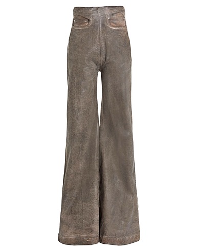DRKSHDW by RICK OWENS Denim trousers Taupe 85% Cotton, 10% Polyester, 5% Elastane