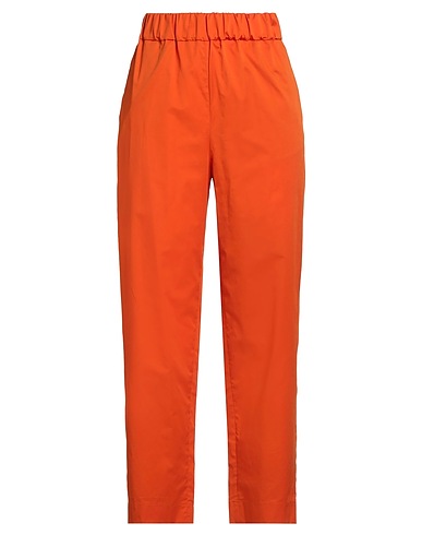 LUISA SPAGNOLI Casual trouser Orange 97% Cotton, 3% Elastane
