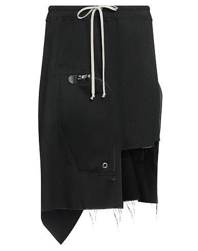 RICK OWENS Midi skirt Black 100% Wool