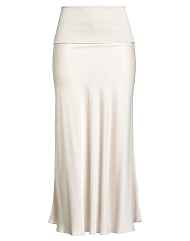 D.EXTERIOR Long skirt Beige 100% Wool