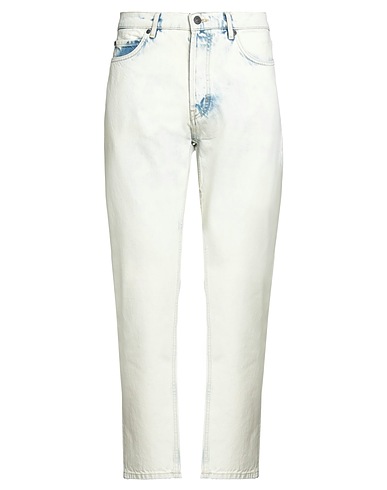 HUGO Denim trousers Ivory 100% Cotton