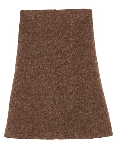 RICK OWENS Scarves and foulards Light brown 100% Virgin Wool
