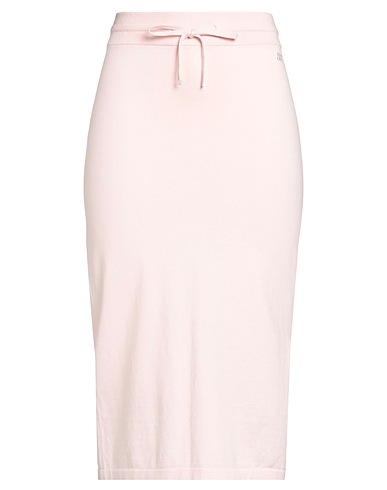HUGO Midi skirt Pink 77% Cotton, 15% Polyamide, 3% Wool, 3% Cashmere, 2% Elastane