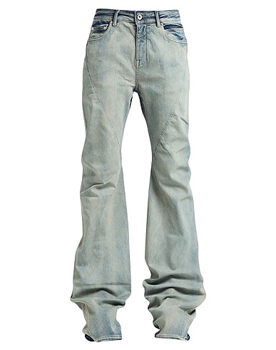 DRKSHDW by RICK OWENS Denim trousers Blue 91% Cotton, 6% Elastomultiester, 3% Rubber