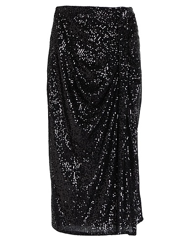 YOU DECIDE Midi skirt Black 100% Polyester