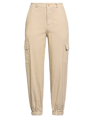 LE STREGHE Pantalone Beige 97% Cotone, 3% Elastan