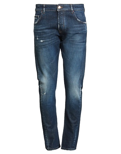DON THE FULLER Denim trousers Blue 98% Cotton, 2% Elastane