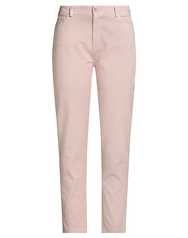 LE STREGHE Casual pants Light pink 97% Cotton, 3% Elastane