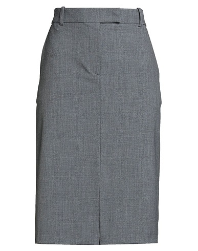 KAOS Midi skirt Grey 68% Polyester, 28% Viscose, 4% Elastane