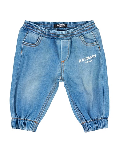 BALMAIN Denim pants Blue 98% Cotton, 2% Elastane