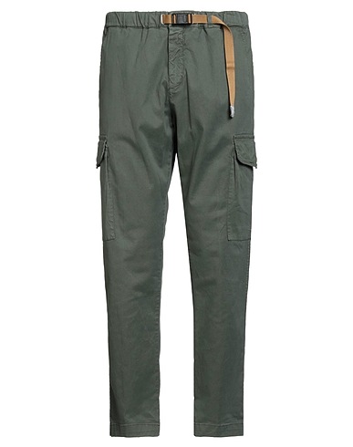 WHITE SAND Casual pants Military green 50% Cotton, 44% Tencel™, 4% Silk, 2% Elastane
