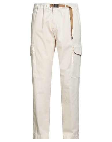 WHITE SAND Casual pants Cream 50% Cotton, 44% Tencel™, 4% Silk, 2% Elastane
