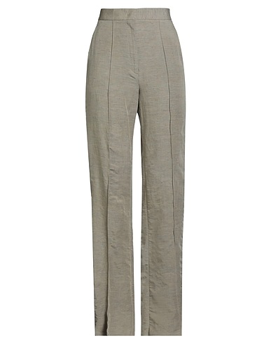 ROCHAS Casual pants Taupe 58% Linen, 42% Elastane