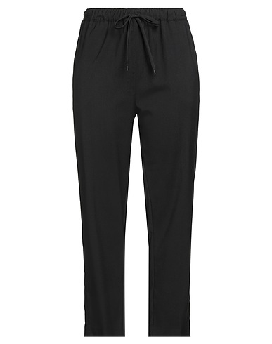 MEIMEIJ Casual pants Black 82% Polyester, 17% Viscose, 1% Elastane, Acetate
