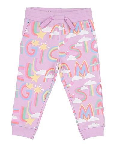 STELLA McCARTNEY KIDS Casual trouser Lilac 100% Cotton, Elastane