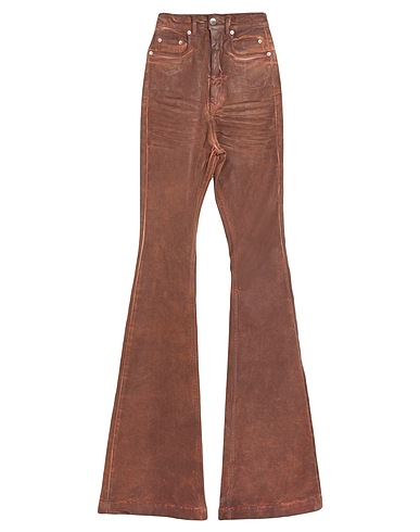 DRKSHDW by RICK OWENS Pantaloni jeans Marrone 85% Cotone, 10% Poliestere, 5% Elastan
