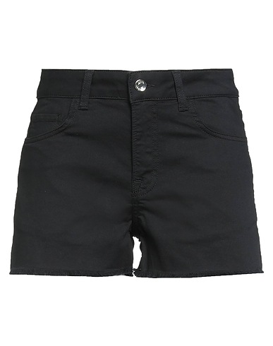 LIU •JO Shorts & Bermuda Black 97% Cotton, 3% Elastane