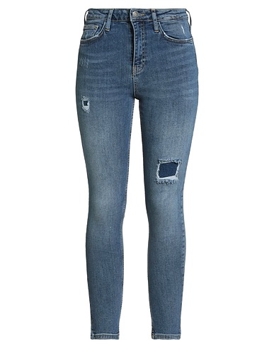 FRED MELLO Denim pants Blue 98% Cotton, 2% Elastane