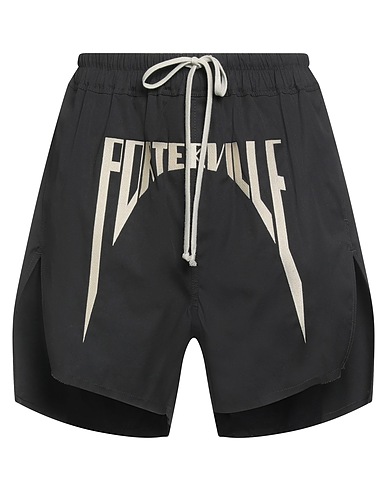 RICK OWENS Shorts y Bermudas NERO 97% Algodón, 3% Elastán