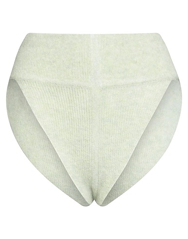 RICK OWENS Shorts & Bermuda Verde chiaro 48% Lana di baby alpaca, 30% Poliammide, 20% Lana, 2% Elastan