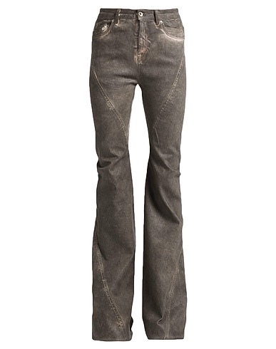 DRKSHDW by RICK OWENS Denim pants Grey 91% Cotton, 6% Elastomultiester, 3% Rubber