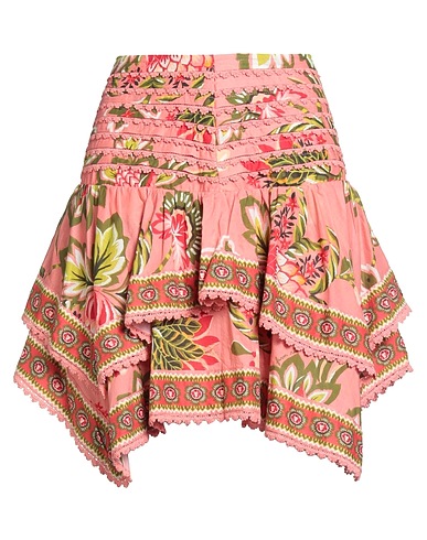 FARM RIO Mini skirt Salmon pink 100% Cotton