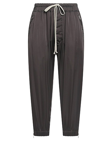 RICK OWENS Casual trouser Black 100% Silk
