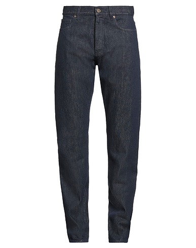 VERSACE Denim trousers Blue 100% Cotton
