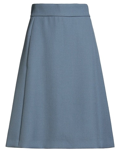 CHLOÉ Midi skirt Light blue 100% Virgin Wool