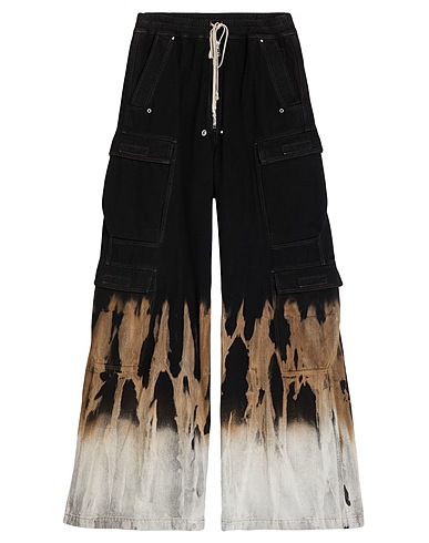 DRKSHDW by RICK OWENS Denim trousers Black 100% Cotton