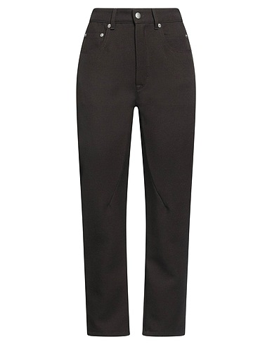 RICK OWENS Повседневные брюки Тёмно-коричневый 100% Шерсть