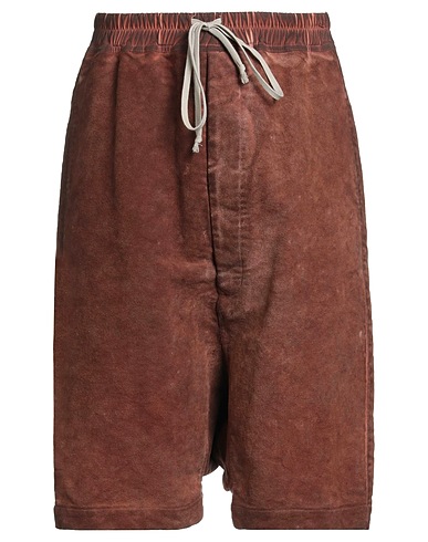 DRKSHDW by RICK OWENS Shorts & Bermuda Brown 100% Cotton