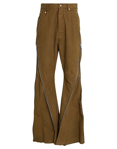 RICK OWENS Casual pants Military green 100% Cotton