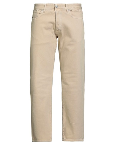 SELECTED HOMME Casual trouser Beige 50% Organic cotton, 49% Cotton, 1% Elastane