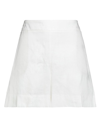 ERMANNO SCERVINO Shorts & Bermuda LIFE Off white 100% Linen