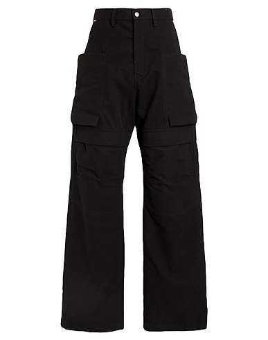 RICK OWENS Casual trouser Black 100% Cotton