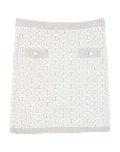 TWINSET Rock Off white 46% Viskose, 44% Polyamid, 10% Metallisiertes Polyester