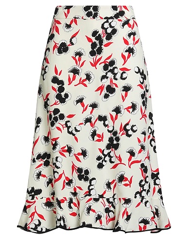 MARNI Midi skirt Pastel yellow 100% Viscose