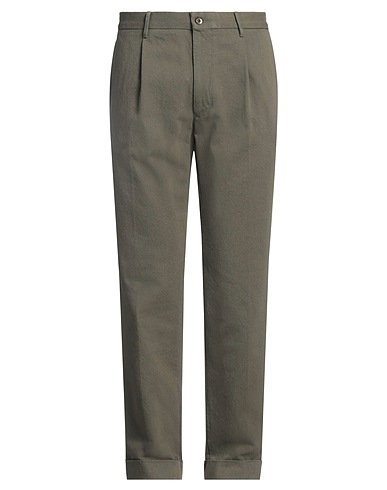 INCOTEX Casual trouser Military green 72% Cotton, 15% Wool, 13% Polyester