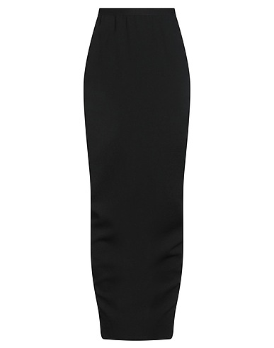 RICK OWENS Langer Rock Schwarz 100% Schurwolle