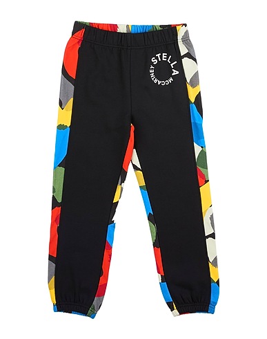 STELLA McCARTNEY KIDS Casual pants Black 80% Cotton, 20% Polyester