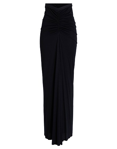 RICK OWENS LILIES Long skirt Black 100% Viscose